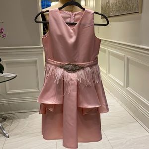 Pink custom made dress